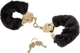 Gold Deluxe Furry Cuffs